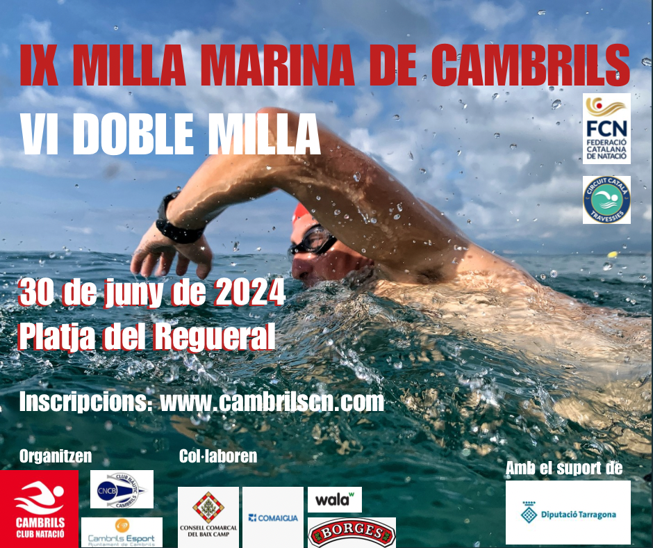 Cartell Milla Marina de Cambrils 2024